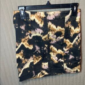 Tie-Dye Mini Skirt